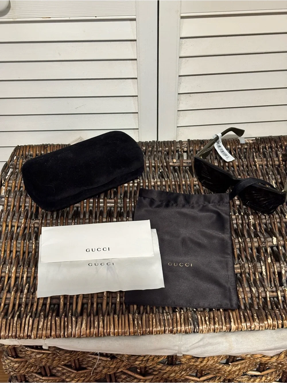 NWT GG1668S 005 52 21-145 M Gucci Men's Sunglasses